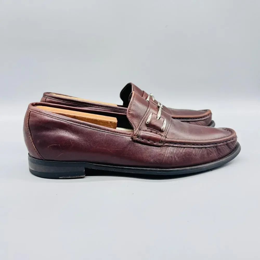 Cole Haan Shoes Mens 8.5 Brown Leather Vtg Air Bit Loafer Casual Preppy 90s